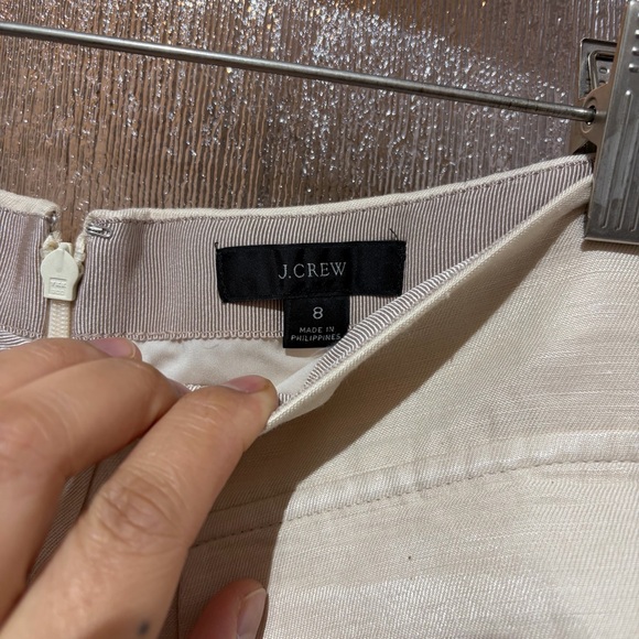 Jcrew Button Front Linen Cupro Blend skirt - Picture 5 of 5